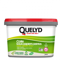 Colle tout papier peint avec indicateur coloré en pâte